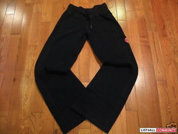 thick black sweatpants