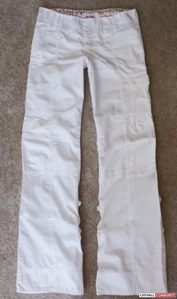 hollister linen pants