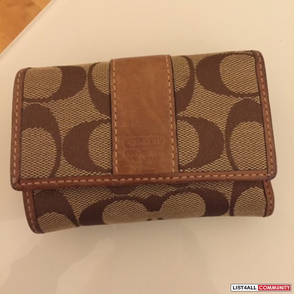 overstock coach wallets