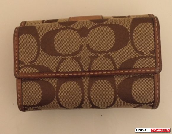 coach marine wallet