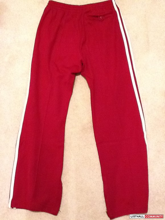 maroon colour track pants