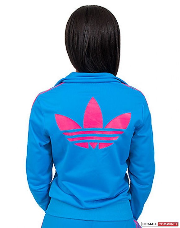 adidas pink zip up jacket