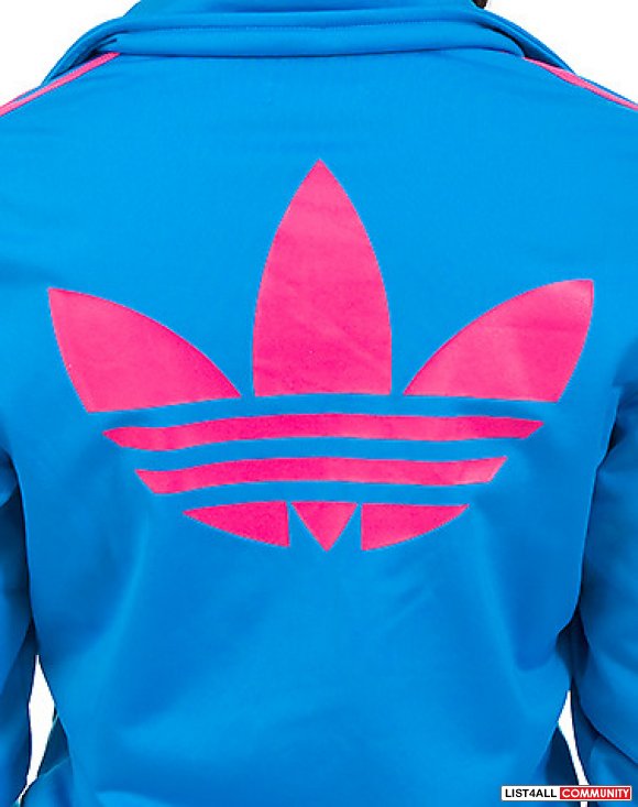 adidas pink zip up jacket