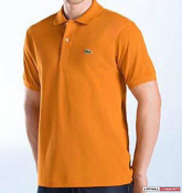 lacoste dark green polo