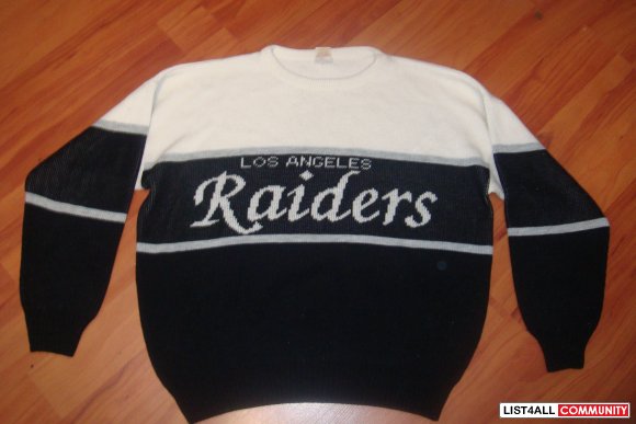 raiders military sweater