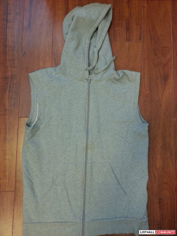 h&m sleeveless hoodie