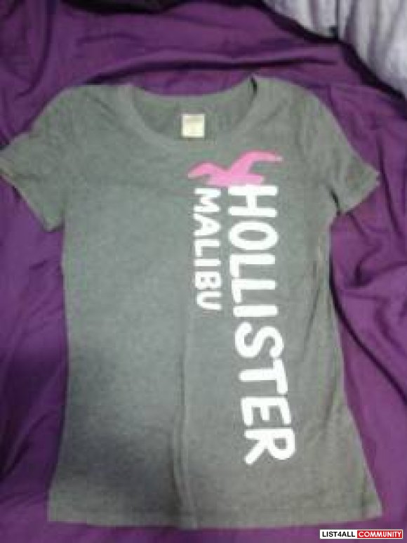 grey hollister t shirt