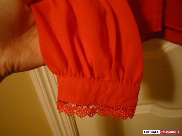 red blouse forever 21