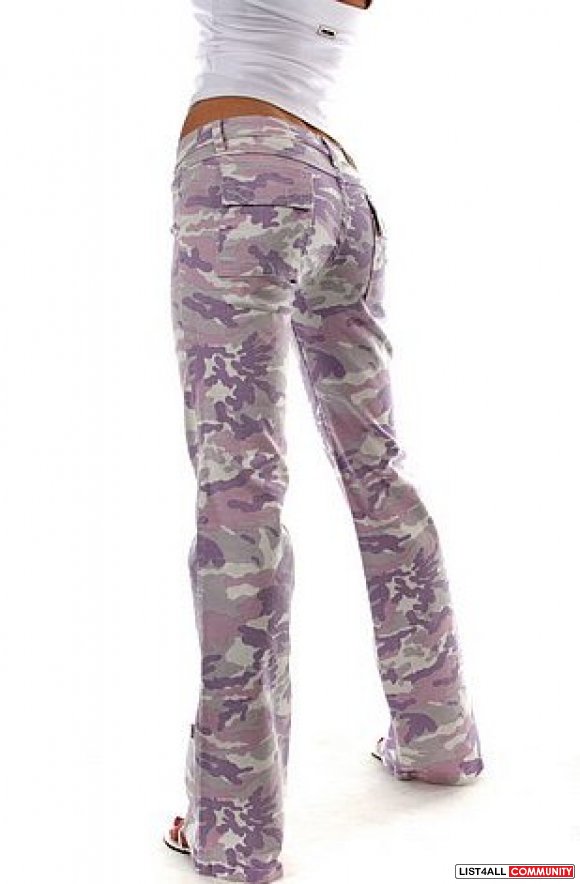 pink army fatigue pants