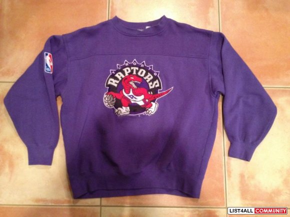 vintage raptors crewneck