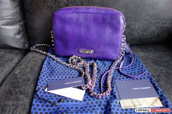 rebecca minkoff purple purse