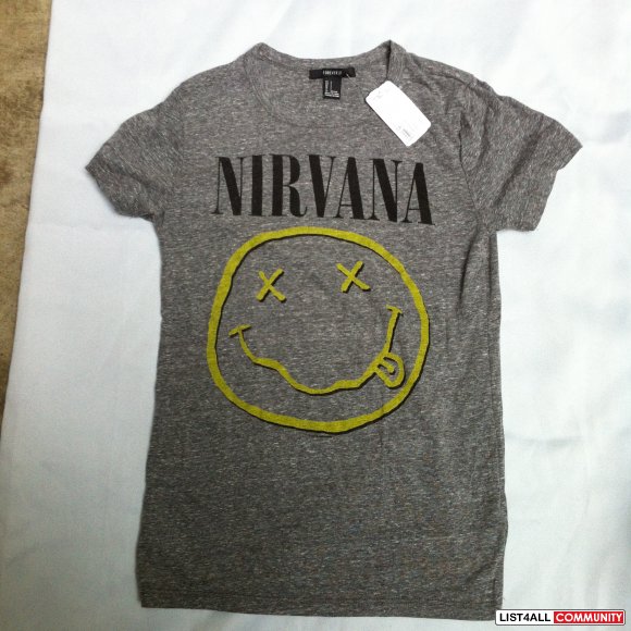 nirvana shirt forever 21