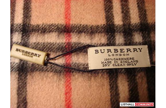 authentic burberry cashmere scarf