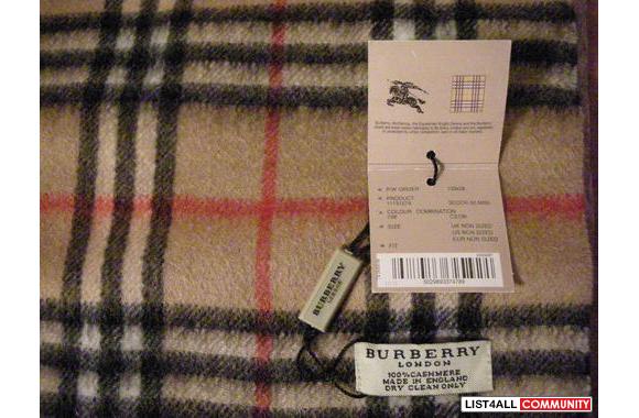 authentic burberry cashmere scarf