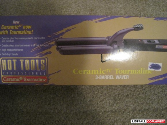 hot tools triple barrel waver