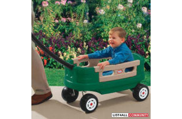 little tikes green wagon