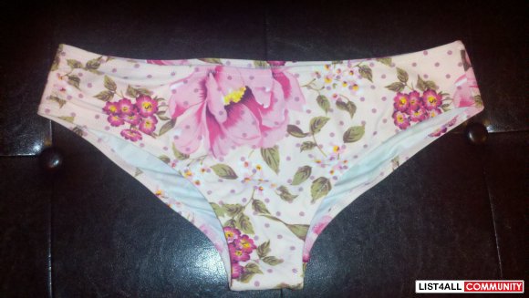 bikini bottom map. FLORAL BIKINI BOTTOM, SZ M-L