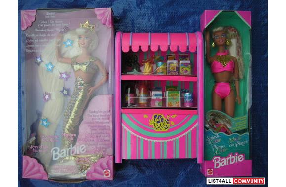 a lot of barbies