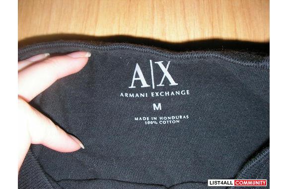armani exchange label