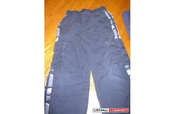 boys blue camo pants