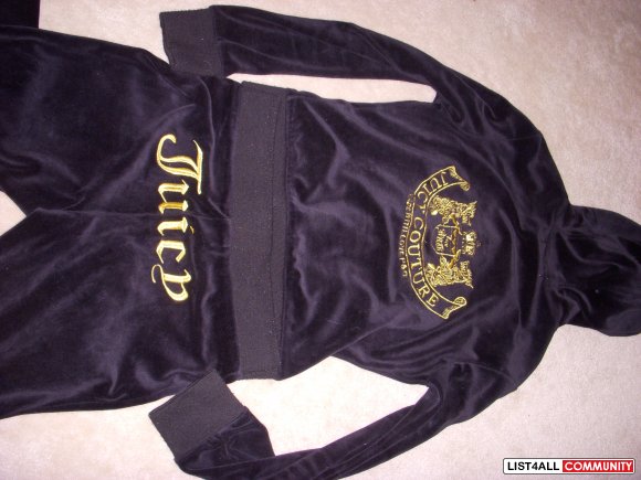 juicy couture tracksuit top black