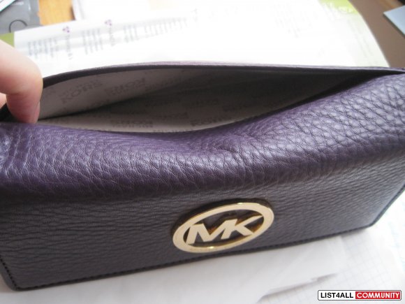 michael kors fulton handbag purple