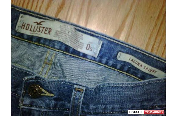 hollister striped jeans