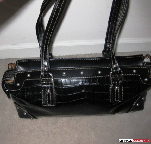 nine west crocodile bag