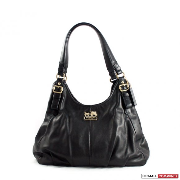 coach madison maggie leather shoulder bag