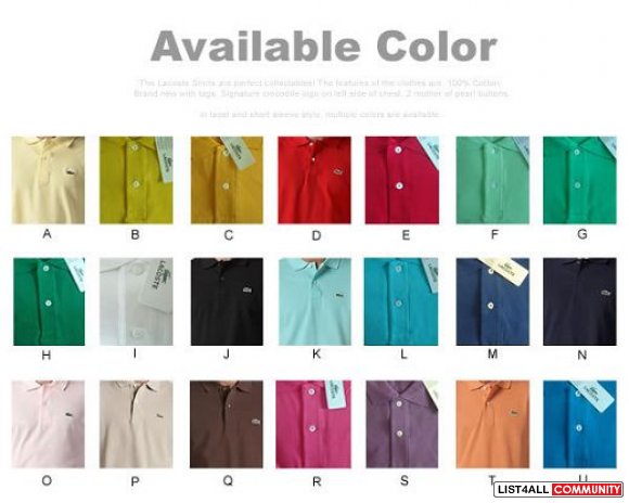 lacoste shirts outlet