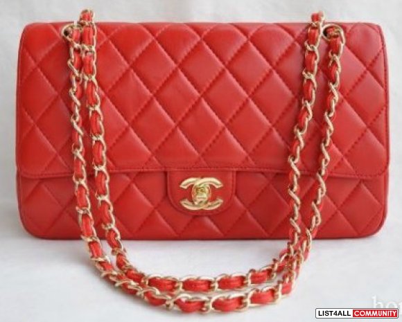 new red chanel bag