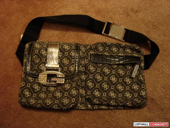 guess waist purse