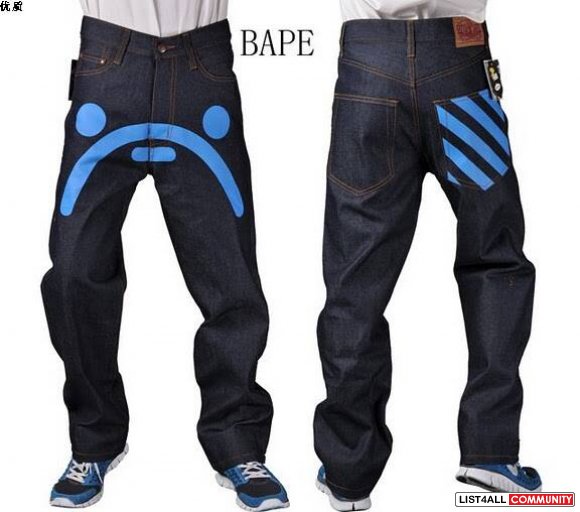 bape jeans mens