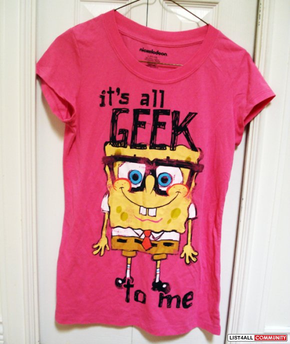 spongebob shirt pink