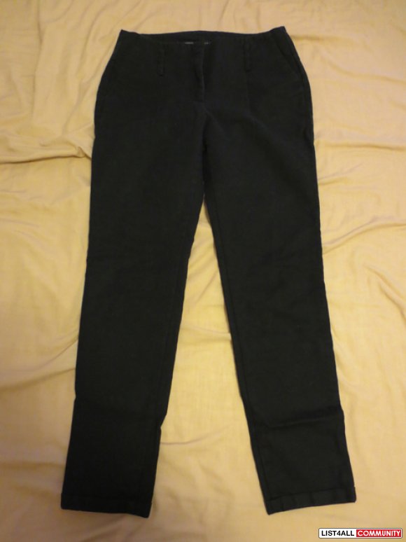 zara black trousers mens