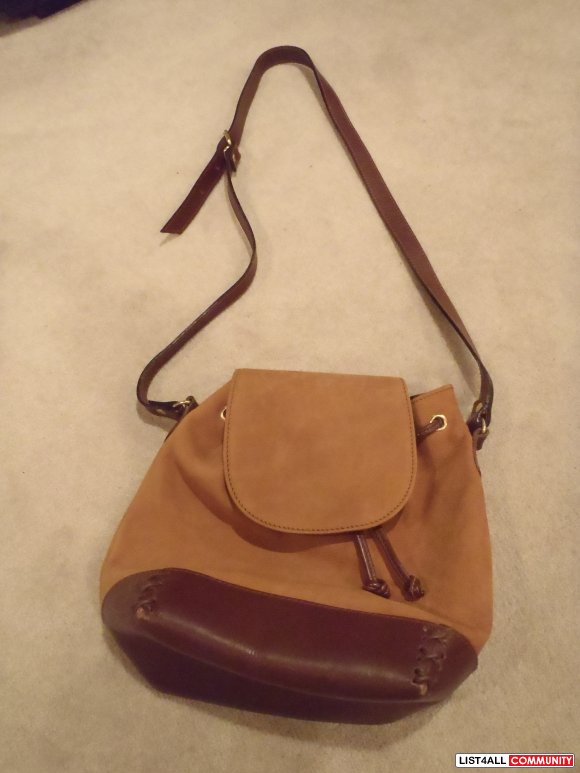 leather mini duffle