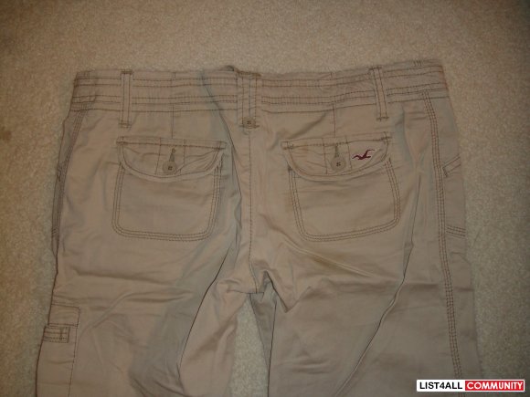 hollister cargo pants mens