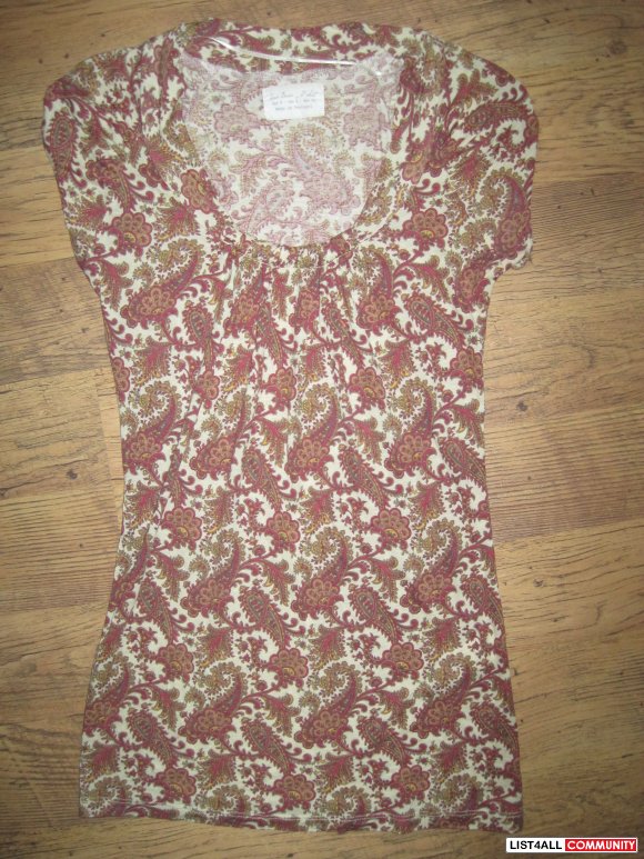 zara paisley top