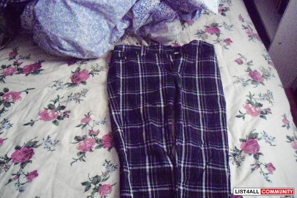 levi's plaid pants