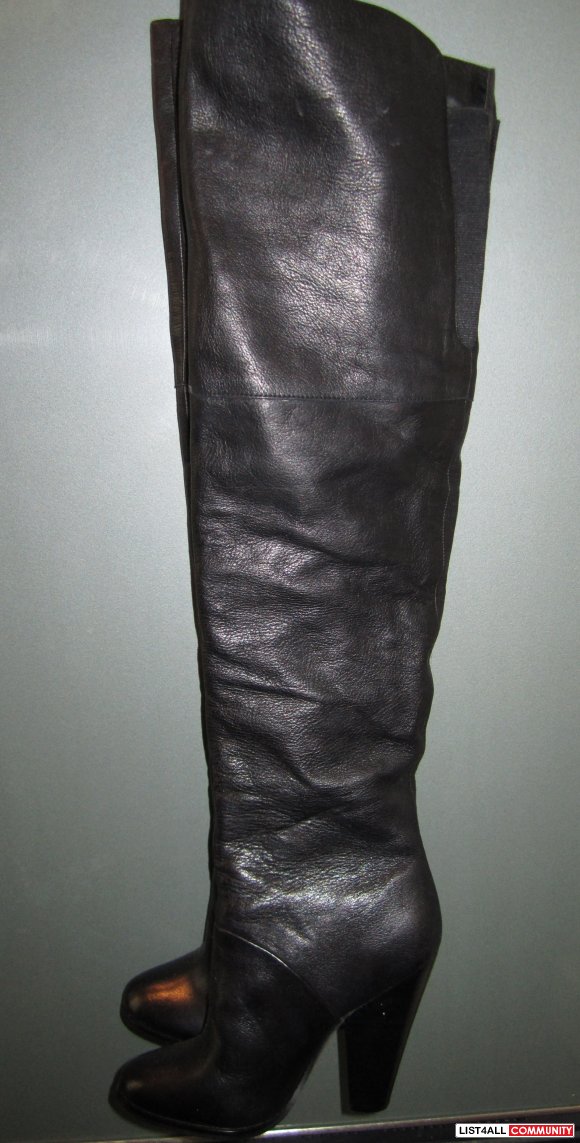 aldo thigh high leather boots