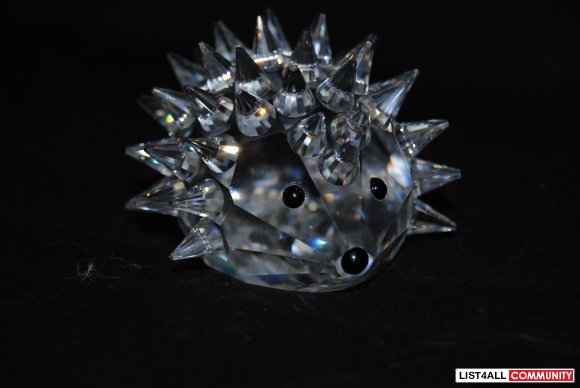 swarovski crystal hedgehog large