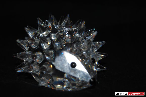 swarovski crystal hedgehog large