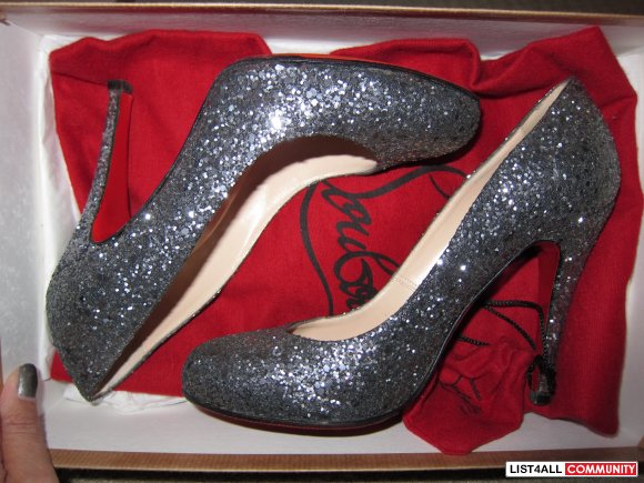 replica louboutin shoes men - christian louboutin Ron Ron glitter pumps | The Filipino Language ...