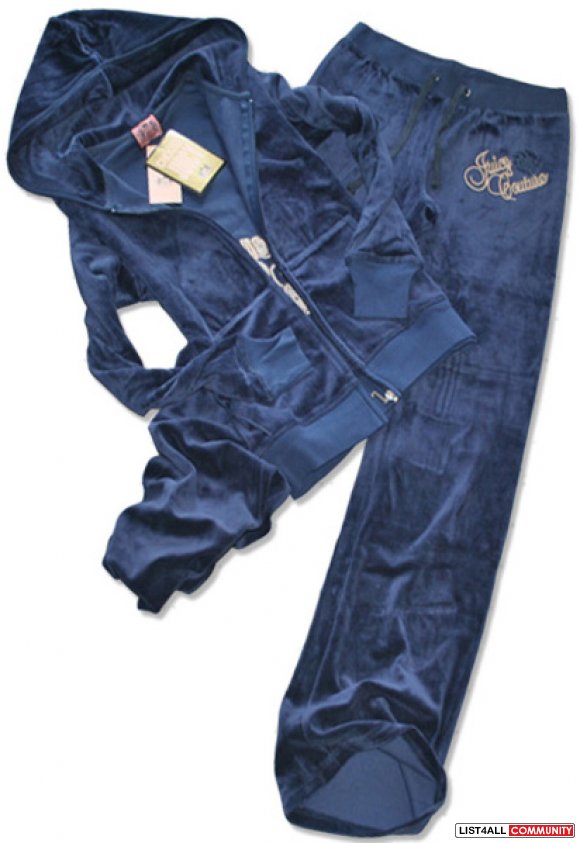 juicy couture navy blue tracksuit bottoms