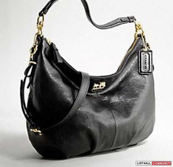 coach madison leather convertible hobo