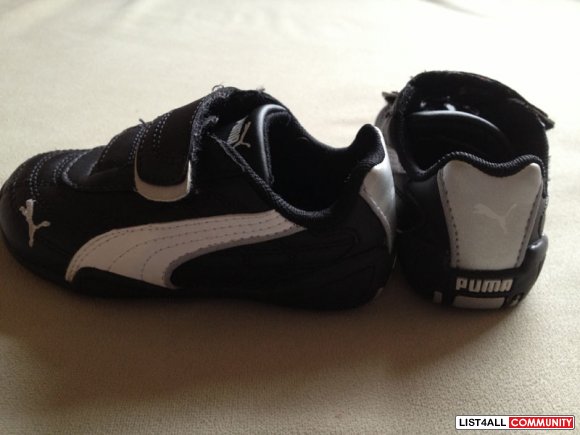 baby puma shoes size 2