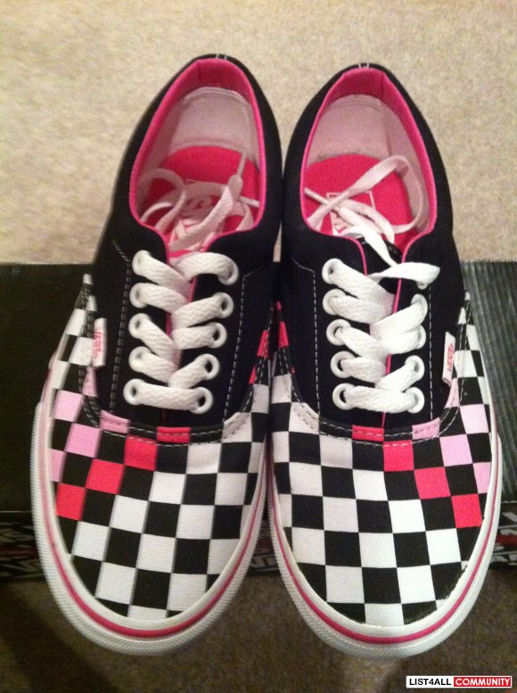 pink vans low top