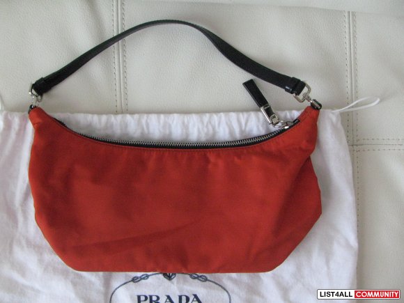 orange mini prada bag