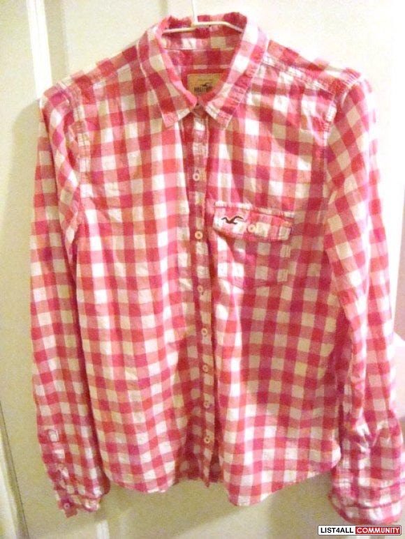 hollister checkered shirt